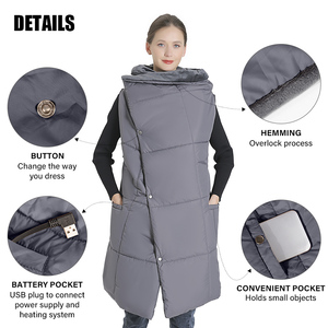 Venta al por mayor de invierno portátil suave felpa tiro de lana de doble cara eléctrico calentado manta eléctrica Couverture Chauffante - Product Image 4