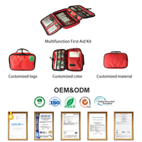 Sac médical portable vide Trousse de premiers soins de survie d'urgence pour voiture Maison Voyage Sac de premiers soins médical