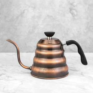 Antique <strong>Copper</strong> 1200ml SS304 Cloud Shaped Stainless Steel Gooseneck Spout Hand Drip Coffee Pot Barista Manual Pour Over <strong>Kettle</strong> - Product Image 6