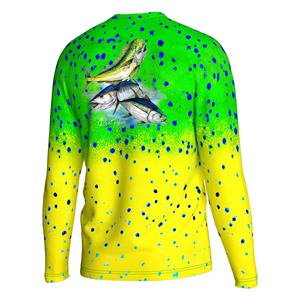 Camisa de Protección Solar Fluorescente para Hombre, de Secado Rápido, Transpirable, con Estampado Duradero, para Pesca en Alta Mar y Navegación - Product Image 3
