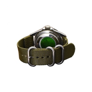 Militaire Camo Vert Bracelet En Nylon <span class=keywords><strong>Nato</strong></span> Noir Sangle 20 <span class=keywords><strong>22mm</strong></span> - Product Image 6