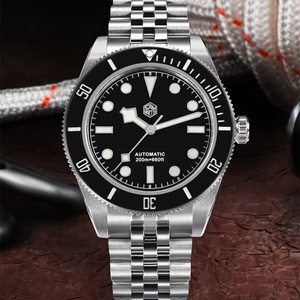 San Martin SN0128G 40mmDiver Watch NH35 <b>Automatic</b> Mechanical Enamel Dial Classic Men Watches Waterproof 200m Sapphire <b>Wristwatch</b> - Product Image 4