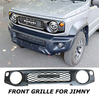Grille de pare-chocs avant de remplacement pour course tout-terrain 4x4, pour Suzuki Jimny, en nid d'abeille, noir mat, accessoires extérieurs de voiture