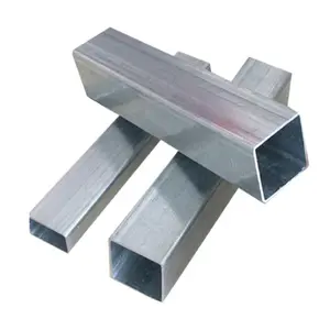 Alta qualità zincato tubo d'acciaio quadrato fornitore della cina GI tubo d'acciaio prezzo di fabbrica erw tubo d'acciaio saldato