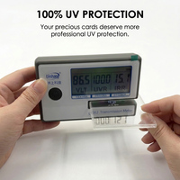 Étui rigide professionnel en acrylique, mini porte-cartes ultra-transparent pour TCG, plaque de protection sans acide compatible avec les cartes PKM et MTG
