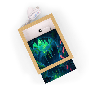 Marco Acrílico LED de Escritorio al por Mayor, Impresión Digital Personalizada, Pintura de Luz Artística <span class=keywords><strong>para</strong></span> <span class=keywords><strong>Tiendas</strong></span> de Fans - Product Image 4