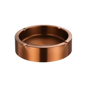 Cendrier en acier inoxydable, coupe-vent et antichoc, cendrier de bureau domestique, cendrier créatif en acier inoxydable pour restaurant - Product Image 4