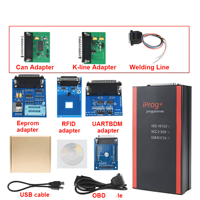 Iprog+ 11 Adaptor Mesin Pemrograman Kunci Bahasa Inggris untuk Mobil dan Alat ECU Menggantikan Tango/Digiprog IMMO