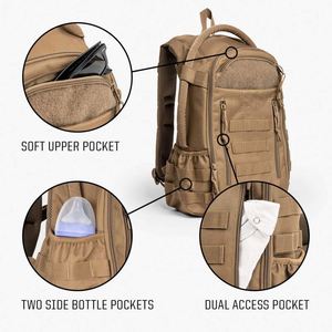 Free Sample Daypack <b>Mini</b> - Tactical Diaper Bag <b>Backpack</b> - Product Image 5