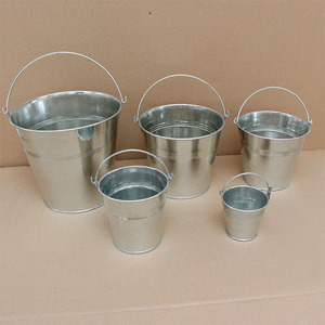 Hot Bán Cho Trang Trí Nội Thất Và Cây Cảnh Cho Sàn Hoặc Trung Tâm Mua Sắm Sử Dụng Với Xử Lý Mạ Kẽm Sắt <span class=keywords><strong>Mini</strong></span> Kim Loại Xô - Product Image 4