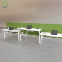 IULTRA Smart Electric Debout Bureau Sans Fil Chargement Pad App Intégration Double Moteur Verre Trempé Design Moderne Style Noir