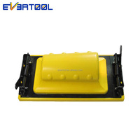 EVERTOOL Outil de polissage automobile, support de ponçage manuel auto-agrippant 95x180mm en PU avec poignée et papier de ponçage