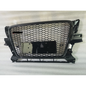 <span class=keywords><strong>Insigne</strong></span> d'autocollants d'anneaux de calandre avant noir brillant et chromé pour calandre pleine maille <span class=keywords><strong>Audi</strong></span> A1 A2 <span class=keywords><strong>A3</strong></span> A4 A5 A6 A7 A8 Q2 Q3 Q5 Q7 Q8 - Product Image 4