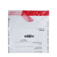 Sacs de sécurité anti-effraction personnalisés, auto-adhésifs, en LDPE PVC, avec numéro de sceau, pochettes en plastique pour espèces, documents, échantillons