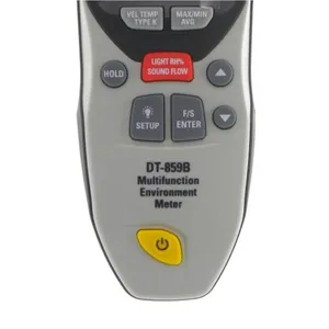 DT-859B เครื่องวัดสภาพแวดล้อมดิจิตอลอเนกประสงค์ 5-in-1 (ใบพัดขนาด 70 มม.) พร้อมซอฟต์แวร์อินเทอร์เฟซ USB กล่องของขวัญและกระเป๋าใส่ - Product Image 2