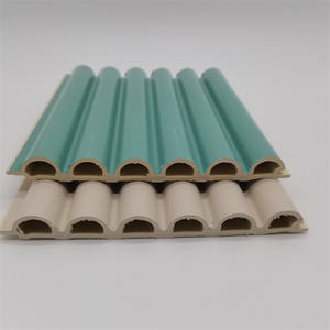 Panneau mural composite en <span class=keywords><strong>bois</strong></span> et plastique Panneau mural intérieur <span class=keywords><strong>demi</strong></span>-<span class=keywords><strong>cercle</strong></span> - Product Image 2