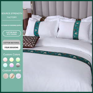 Sang trọng thêu tấm bộ đồ giường đặt Duvet cover & pillowcase cho home & khách sạn năm sao - Product Image 2
