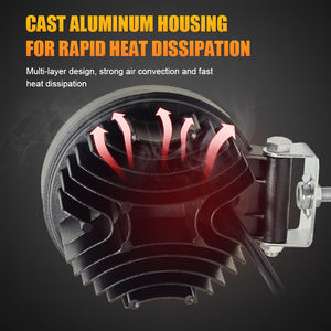 LED 주행등 스포트라이트 5인치 LED 안개등/주행등 황색/백색 DRL 75W LED 트럭 LED 조명 주행등 LED - Product Image 5