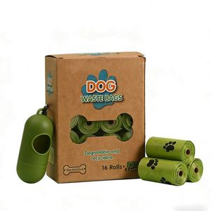 Sacs à déjections canines en gros, écologiques, imprimés sur mesure, extra épais, biodégradables, parfumés, en vrac - Product Image 4