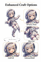 Standee Akrilik Anime Langsung dari Pabrik, Cetak Dua Sisi, Slot Tunggal, Figur Akrilik, Merchandise Gadis Lucu untuk Penggemar