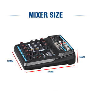 <span class=keywords><strong>Mini</strong></span> U4 <span class=keywords><strong>DJ</strong></span> Musik-Soundmixer Konsole <span class=keywords><strong>Mixer</strong></span>_Konsole - Product Image 4