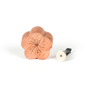 Diffuseur d'air en bois écologique portable personnalisé |   Diffuseur d'huiles essentielles naturelles, désodorisant d'aromathérapie pour voiture - Product Image 1