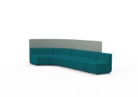 Grand canapé modulaire en forme de L compressé avec éponge haute densité pour salon, bureau à domicile et hôtel - Design écologique