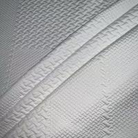 Tissu de matelas en polyester teint uni de haute qualité, 400 GSM, poids lourd, pour matelas de luxe