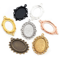 Pendentifs en alliage taille intérieure 18x25mm, modèle C2-01C4-48, de Yiwu, pour la création de bijoux DIY et projets d'artisanat