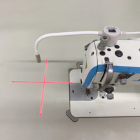 Lumière laser rouge magnétique, lumière de positionnement verte, lumière laser croisée pour machine à coudre