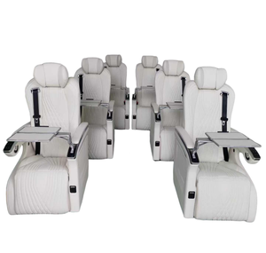 Accessoires intérieurs de luxe pour <span class=keywords><strong>fourgon</strong></span> avec sièges VIP inclinables, dotés d'une table pliable, pour sièges capitaine Mercedes-Benz GLS450 - Product Image 5