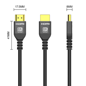 Factory Certified New Product 4K 8K A358 <strong>HDMI</strong> 2.1 Cable Gold Plated 1m 2m 3m 5m 8K 60hz 3d 48gbps Nylon - Product Image 2