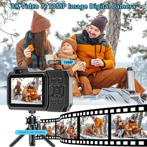 SPUNALP UHD 8K 수중 카메라 70MP 33FT WiFi 방수 2.88 "듀얼 스크린 자동 초점 셀카 2500mAh 배터리 18X 부동 - Product Image 2