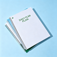 Carnets scolaires personnalisés en gros, agendas, carnets quotidiens, blocs-notes à spirale, pages lignées, carnets inspirants, planificateurs hebdomadaires