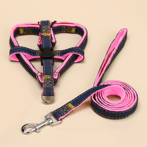 Dog <strong>Leash</strong> Harness Coller Set Durable Adjustable Heavy Duty No <strong>Pulling</strong> Dog Harness + <strong>Leash</strong> for Pet Dog Training Walking Running - Product Image 6