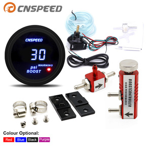 CNSPEED เกจวัดบูสท์ 52 มม. ตัวควบคุมเทอร์โบ ชุดอุปกรณ์ปรับแต่งรถยนต์ 12V แบบสากล - Product Image 2