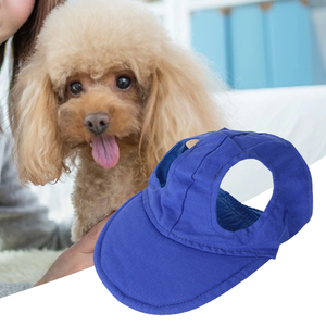 Gorra de béisbol deportiva para mascotas con protección solar y orificios para las orejas, gorro deportivo para <span class=keywords><strong>cachorros</strong></span>, gorra para mascotas con visera deportiva y orificios para las orejas - Product Image 1