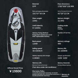 Tabla de Surf con Hidroala Eléctrica 2026, Moto Acuática, Lancha Rápida, Bote Kart - Material de PVC para Deportes Acuáticos - Product Image 4