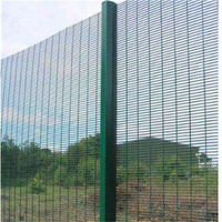 Clôture de sécurité anti-escalade 358 la plus vendue, panneau de grillage soudé, clôture de prison, clôture de sécurité 358 pour l'exportation