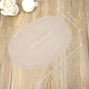 Tapete Aislante <span class=keywords><strong>de</strong></span> Tela <span class=keywords><strong>de</strong></span> Algodón Tejida Directo <span class=keywords><strong>de</strong></span> Fábrica para el Hogar, Tapete para Mesa <span class=keywords><strong>de</strong></span> Cocina y Comedor con Posavasos <span class=keywords><strong>de</strong></span> <span class=keywords><strong>Vidrio</strong></span>, Tapete Aislante <span class=keywords><strong>de</strong></span> Calor para Ollas - Product Image 2