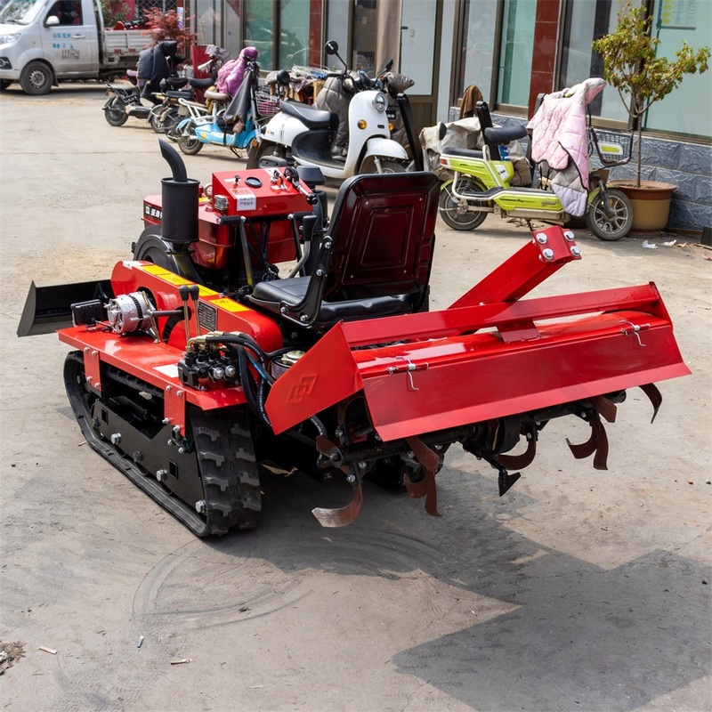 Home Agricultural Small Rotary Tiller Crawler