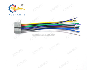 Para <span class=keywords><strong>Panasonic</strong></span> 16Pin Automotive Plug Connector Arnés de cables PVC aislado 15cm de longitud para Aftermarket Car Radios Stereo - Product Image 4
