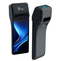 Máquina de Pedidos Portátil con Pantalla Táctil Android 14.0 de 2+16 GB, NFC, Impresora de Etiquetas de 58 mm, Escáner, Huella Dactilar Z300C