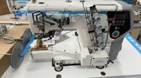 Nueva máquina de coser de enclavamiento de cama cilíndrica JACK K7 computarizada con inteligencia artificial con mangas de costura de mesa