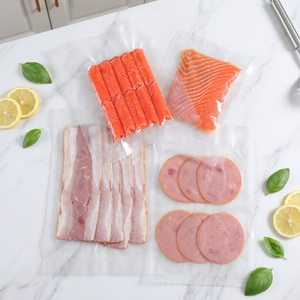 Sac d'emballage alimentaire sous vide en plastique transparent thermoscellé, plat et uni, pour viande fraîche, pour l'emballage alimentaire, directement de l'usine - Product Image 3