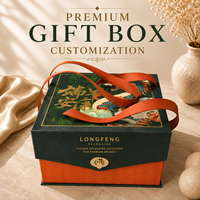 Boîte d'emballage en papier rigide magnétique écologique de luxe avec logo personnalisé, estampage à chaud, recyclable pour l'emballage de cadeaux et de produits