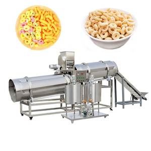Machine extrudeuse automatique à haute capacité pour snacks soufflés en forme de fleur de maïs avec moteur central intégré - Product Image 3