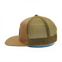 Gorra Trucker Richardson 168 de 7 Paneles con Parche de Cuero y Logotipo Bordado en 3D Personalizado, en Oferta