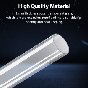 Aquecedor Submersível de Aquário WEIPRO 25W/50W/100W/200W/300W em Vidro de Quartzo com Temperatura Ajustável - Product Image 3