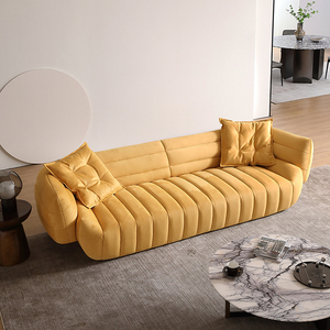 Nouveau canapé moderne de luxe design luxueux pour salon en velours Livraison rapide - Product Image 4